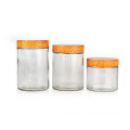 glass jar manufacturer 300ml 4oz 12oz 16oz 32oz round airtight wide mouth food grade storage glass jar container